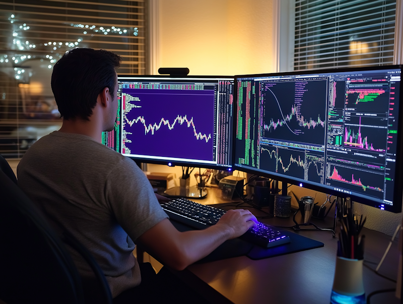 Professional financial planning consultation with charts and graphs